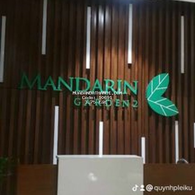 Bán chung cư mandarin garden. dt 83. giá 3,7 tỷ