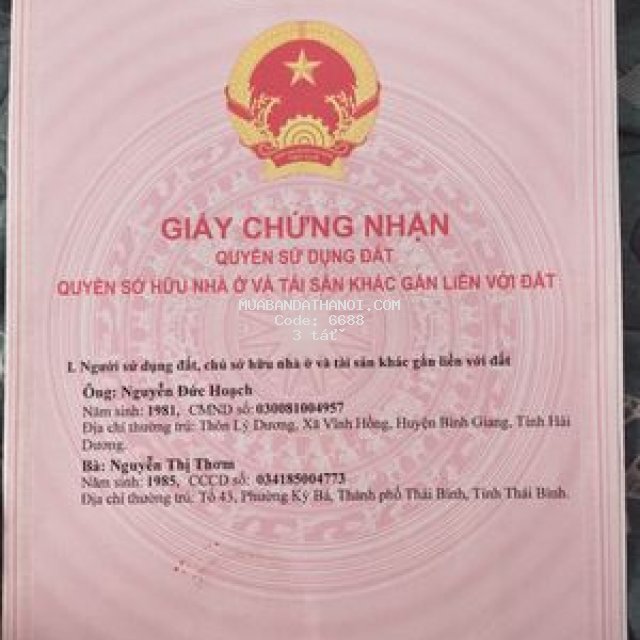 Bán đất sđcc lai xá, kim chung, hoài đức, hà nội