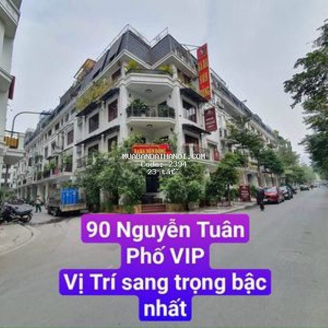 Bán lk vip 90 nguyễn tuân 72m2 mặt tiền 6m