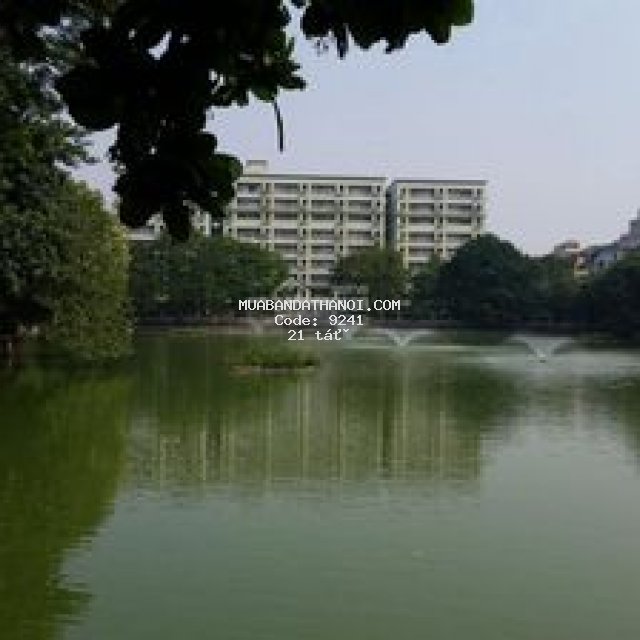 Bán nhà mặt hồ kim đồng, 120m x 3 tầng, view hồ.