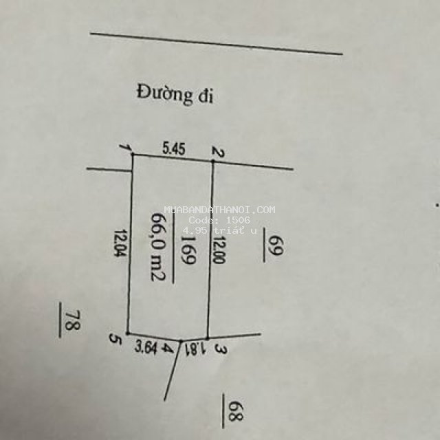 Bán nhanh đất tây mỗ 66m, mt 5.4m xe 40 chỗ đỗ cửa