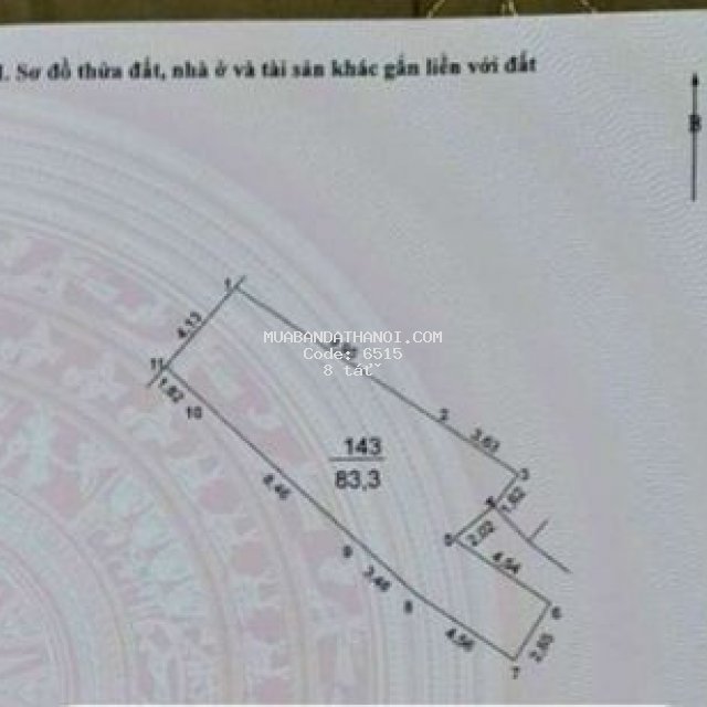 Chính chủ bán mảnh đất mặt ngõ - triều khúc-123m2