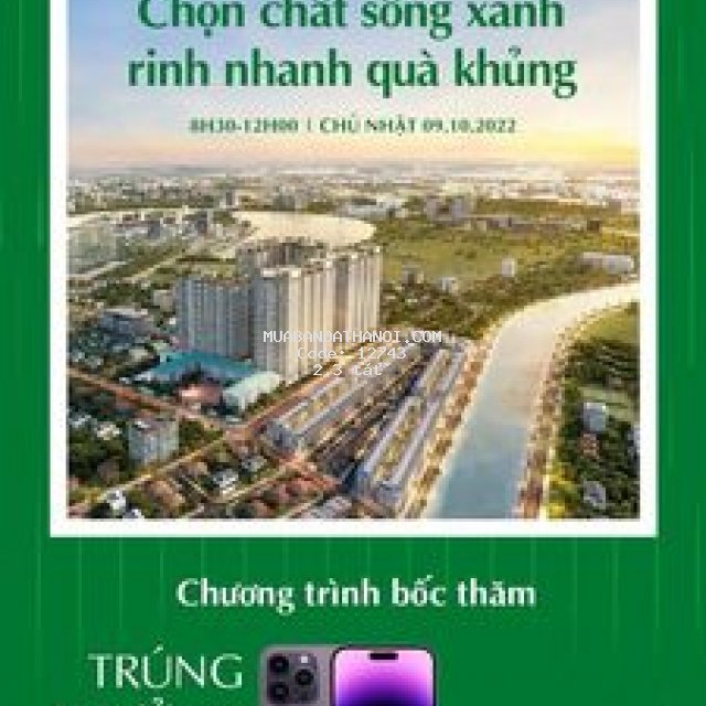 Chung cư linh đàm giá chỉ từ 2 tỷ3 chiết khấu lớn