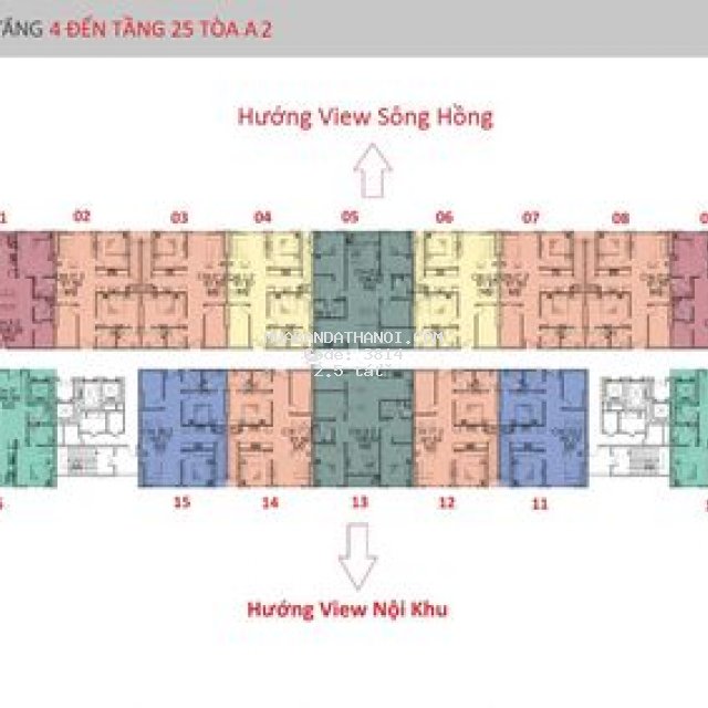 Ia20, căn 03, tòa a2, 92m2, view s.hồng, giá 2ty5