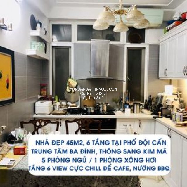 Nhà đẹp đội cấn, ba đình thông kim mã, 45m2 6,1 tỷ