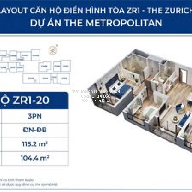 Zurich căn siêu to*** 115m