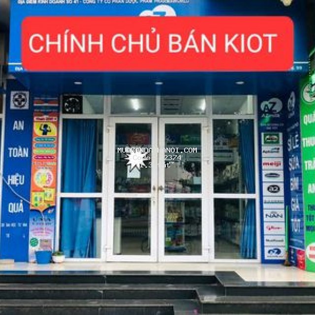 Bán kiot mặt tiền rộng kinh doanh đỉnh, giá rẻ tại kđt thanh hà