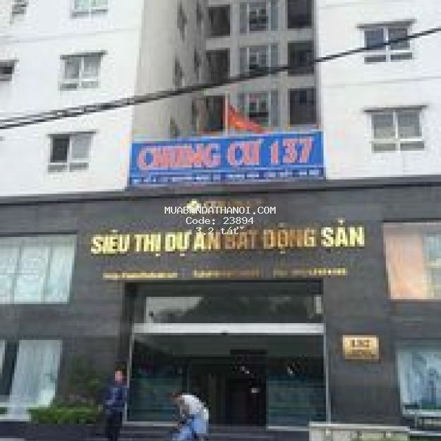 Sang nhượng lại căn cc 80m2/3pn tại 137 nnv