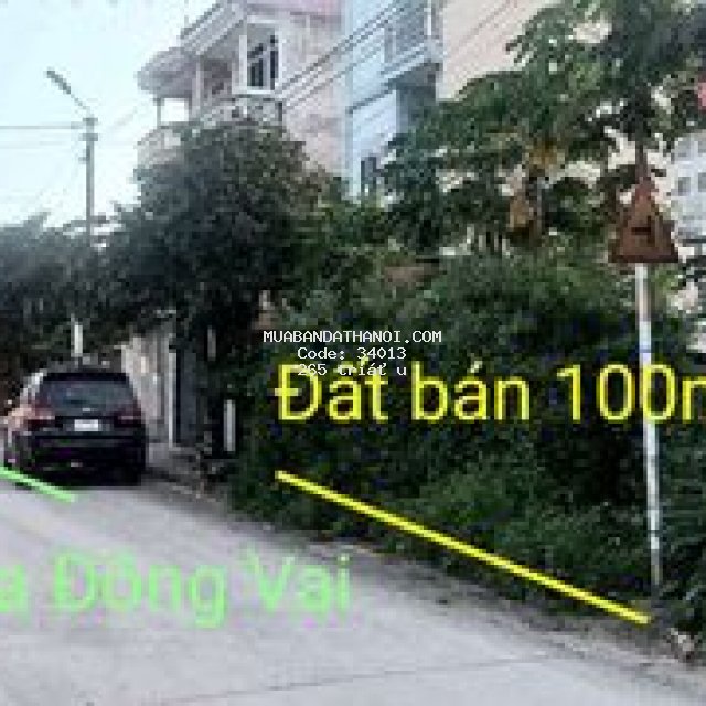 100m full thổ cư, đất tái định cư đồng vai, xuân mai, chương mỹ, hn