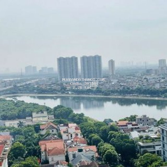 Căn hộ vp5 bán đảo linh đàm view hồ, sổ đỏ 61,5m2