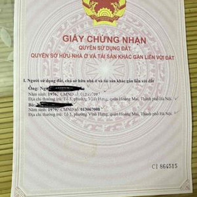 Chính chủ cần bán